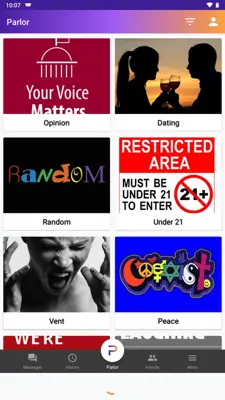 Parlor android App screenshot 0